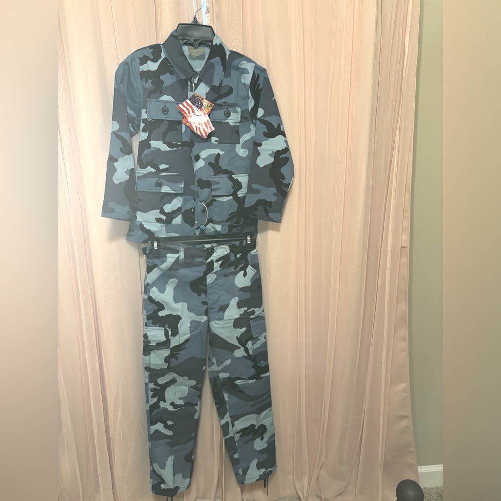 Rothco Boys Size 12 Army Set, Blue Camo
